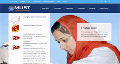 Desktop Screenshot of must.edu.pk
