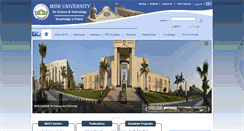 Desktop Screenshot of must.edu.eg